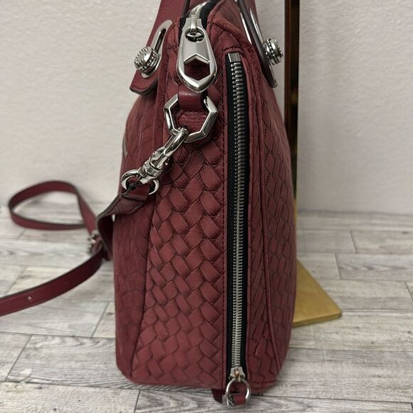 orYANY Kaley Burgundy Leather Shoulder Bag NWT - Picture 8 of 16